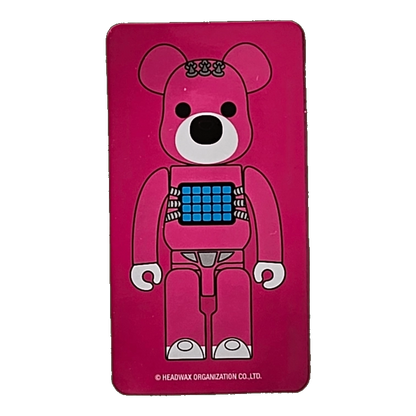 Bearbrick Series 47 Animal 'Psycho Teddy Bear' 100% Begleitkarte