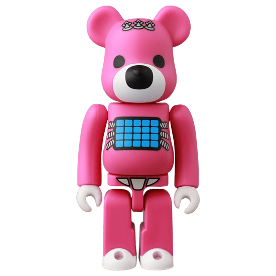 Bearbrick Series 47 Animal 'Psycho Teddy Bear' 100% Herstellerbild