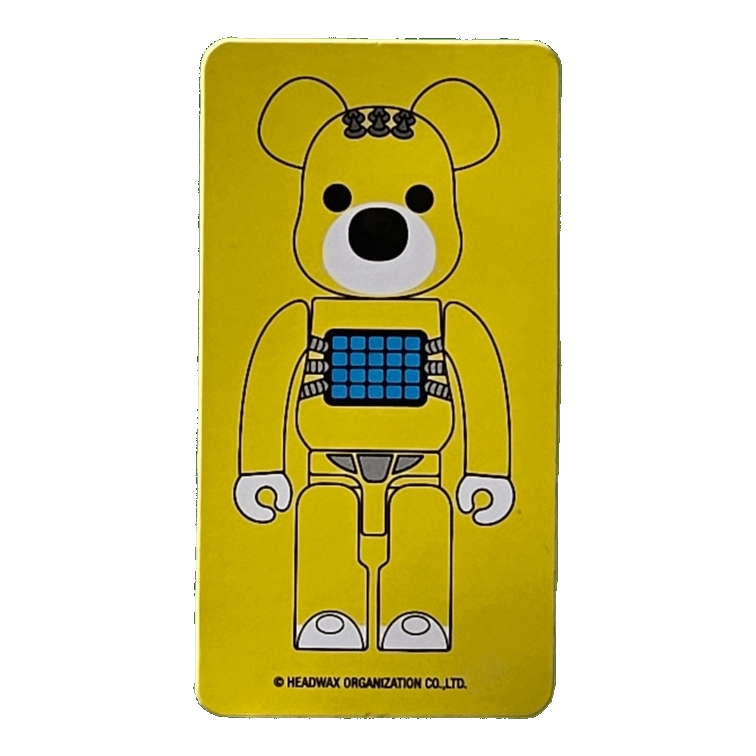 Bearbrick Series 47 Animal 'Psycho Teddy Bear' 100% SECRET Begleitkarte