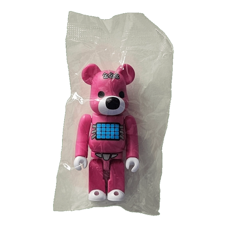 Bearbrick Series 47 Animal 'Psycho Teddy Bear' 100% in Folie