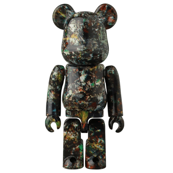 Bearbrick Series 47 Artist 'Jackson Pollock' 100% Herstellerbild