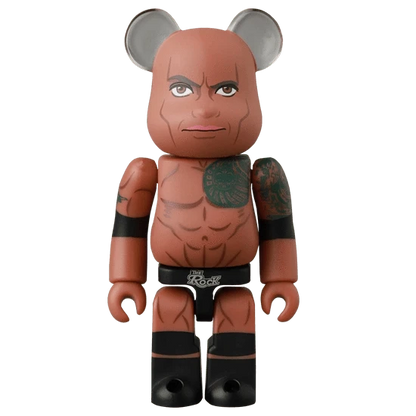 Bearbrick Series 48 Artist 'The Rock' [WWE] 100% Herstellerbild