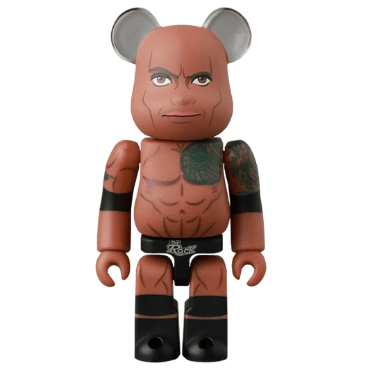 Bearbrick Series 48 Artist 'The Rock' [WWE] 100% Herstellerbild