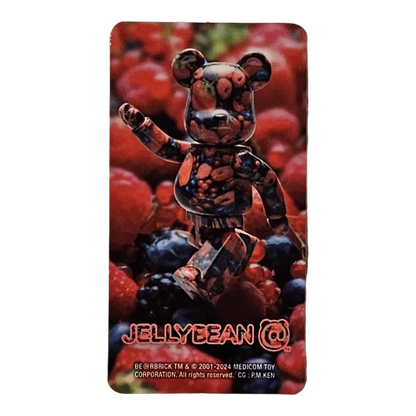 Bearbrick Series 48 Jellybean 'Berries' 100% Begleitkarte