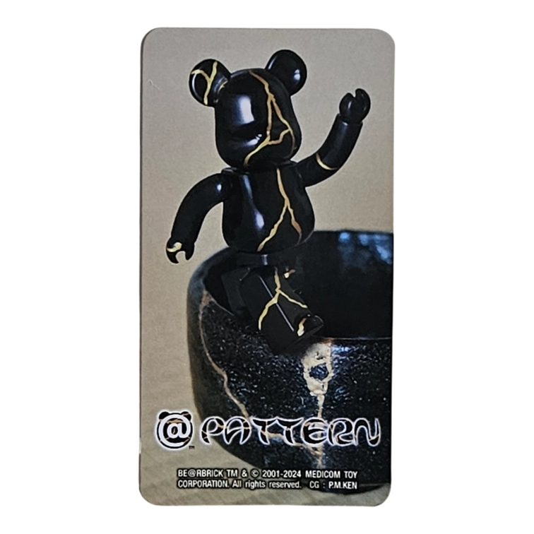 Bearbrick Series 49 Pattern 'Kintsugi' 100% Begleitkarte