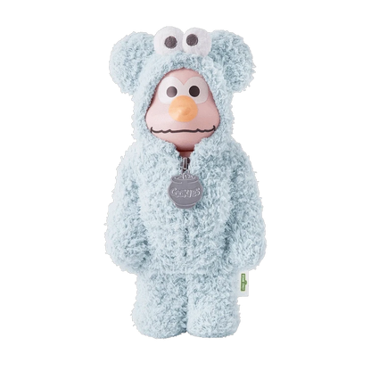 Bearbrick Sesame Street × Gelato Pique Elmo in Cookie Monster Costume 400% Herstellerbild 1