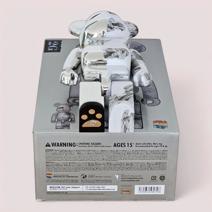 Bearbrick Sorayama × Daniel Arsham 100%+400% Echtheitsmerkmale