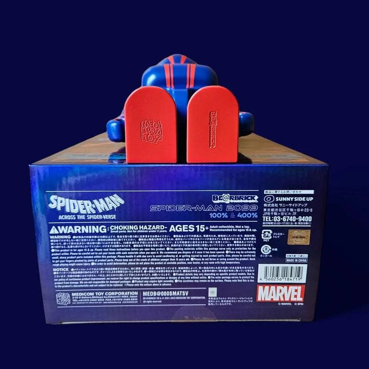 Bearbrick Spider-Man 2099 100%+400% Echtheitsmerkmale