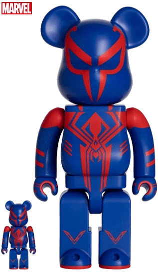 Bearbrick Spider-Man 2099 100%+400% Herstellerbild 1