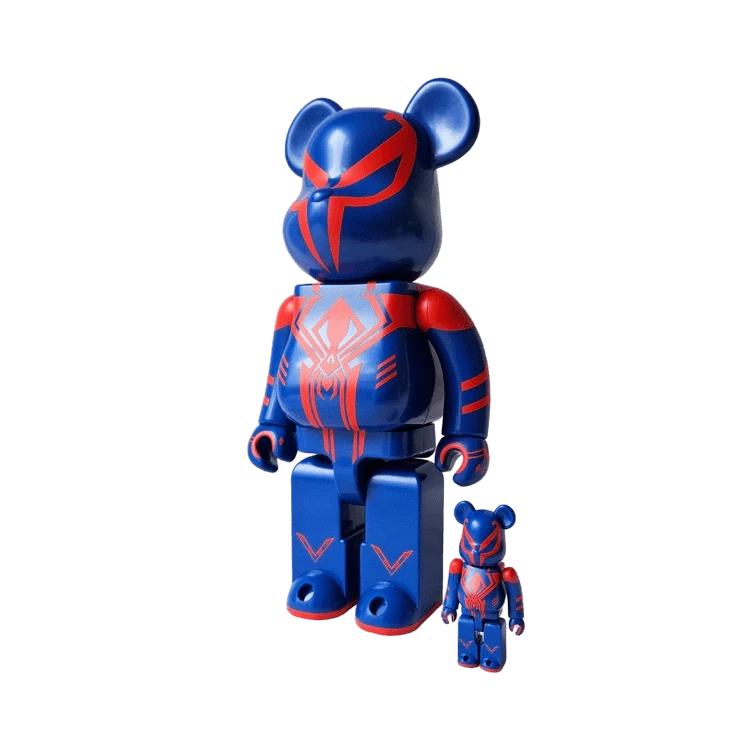 Bearbrick Spider-Man 2099 100%+400% schräg