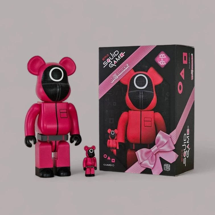 Bearbrick Squid Game Guard 'Circle' 100%+400% mit Verpackung