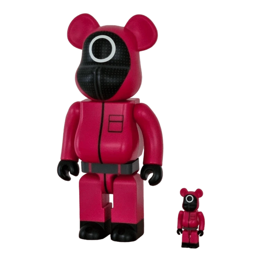 Bearbrick Squid Game Guard 'Circle' 100%+400% schräg