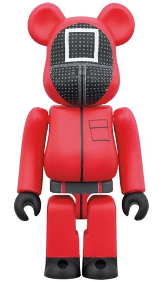 Bearbrick Squid Game Guard 'Square' 100%+400% Herstellerbild 2