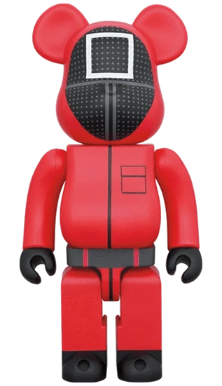 Bearbrick Squid Game Guard 'Square' 100%+400% Herstellerbild 3