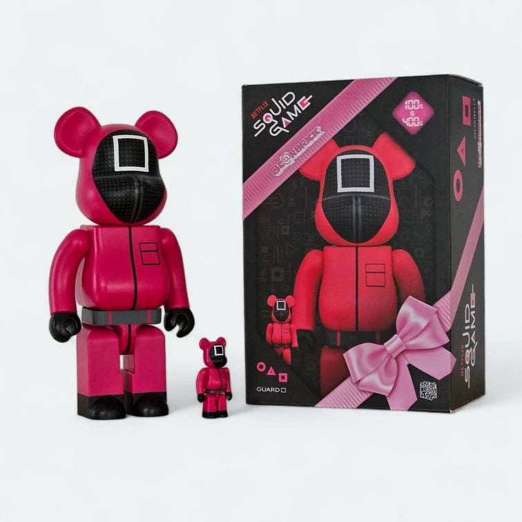 Bearbrick Squid Game Guard 'Square' 100%+400% mit Verpackung