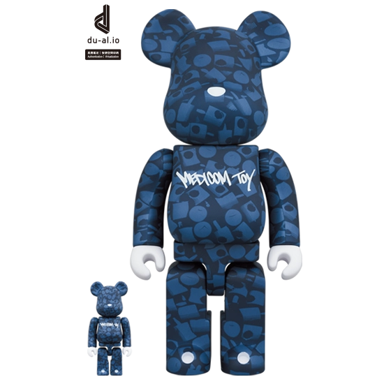 Bearbrick Stash 'Medicom Toy' 100%+400% Herstellerbild 1