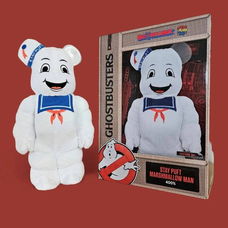 Bearbrick Stay Puft Marshmallow Man Costume Version 400% mit Verpackung