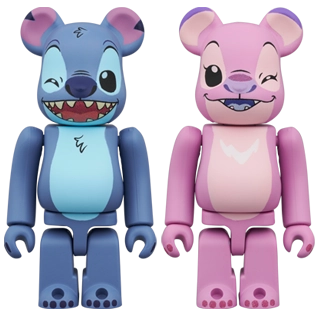 Bearbrick Stitch & Angel 2er-Set 100% Herstellerbild 1