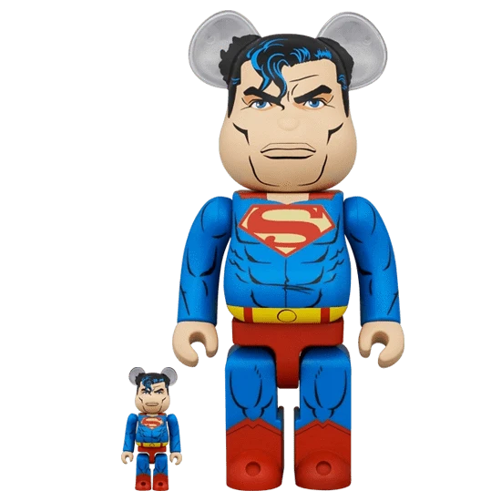 Bearbrick Superman [Batman The Dark Knight Returns] 100%+400% Herstellerbild 1