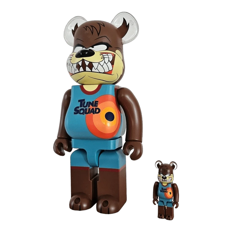 Bearbrick Tasmanian Devil 100%+400% schräg