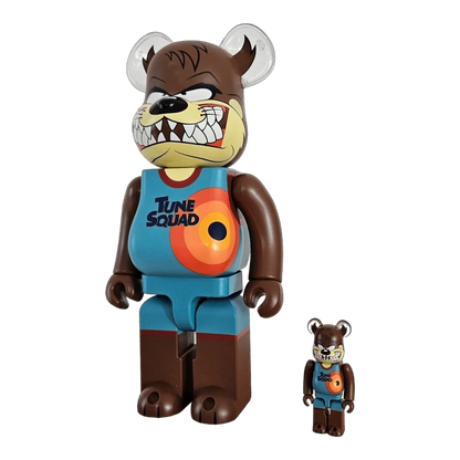 Bearbrick Tasmanian Devil 100%+400% schräg