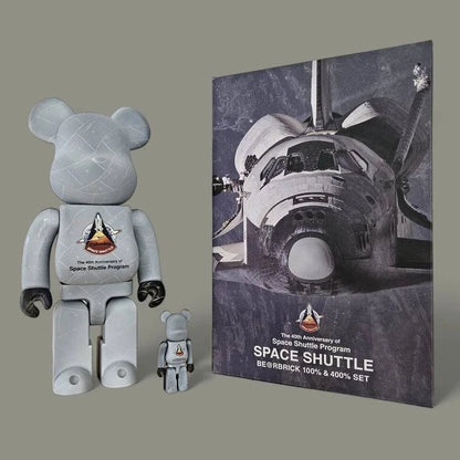 Bearbrick The 40th Anniversary of the Space Shuttle Program 100%+400% mit Verpackung