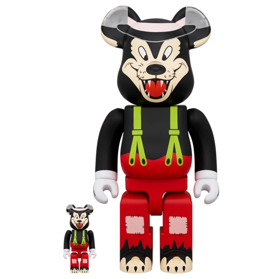 Bearbrick The Big Bad Wolf [Disney] 100%+400% Herstellerbild 1