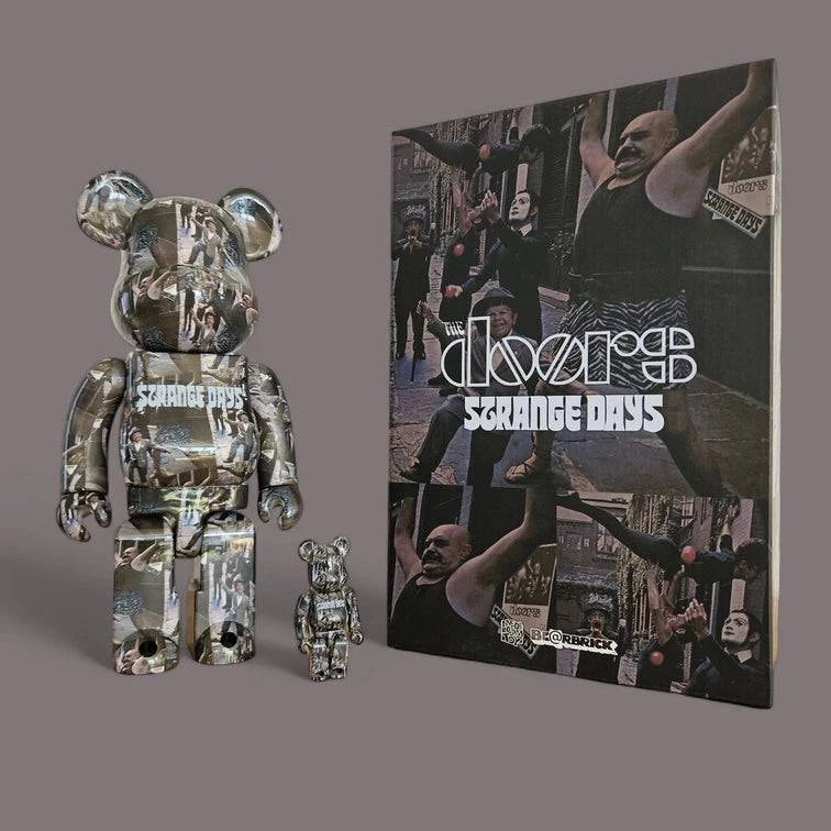 Bearbrick The Doors 'Strange Days' 100%+400% Mit Verpackung