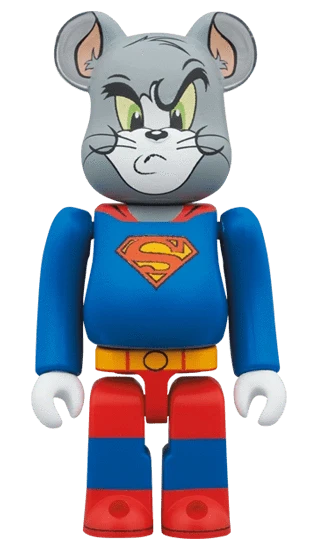 Bearbrick Tom and Jerry as Superman 100%+400% Herstellerbild 2