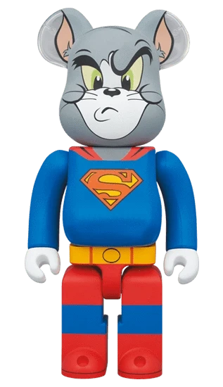 Bearbrick Tom and Jerry as Superman 100%+400% Herstellerbild 3