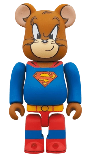 Bearbrick Tom and Jerry as Superman 100%+400% Herstellerbild 5