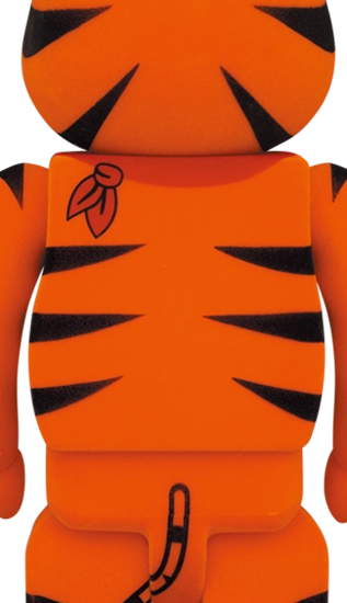 Bearbrick Tony the Tiger Flocky Version [Kellogg's Corn Frosties] 100%+400% Herstellerbild 4