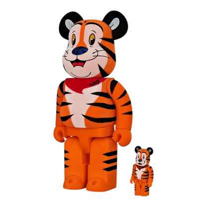 Bearbrick Tony the Tiger Flocky Version [Kellogg's Corn Frosties] 100%+400% schräg