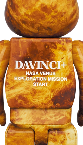 Bearbrick Venus [DAVINCI+ NASA Venus Exploration Mission Start] 100%+400% Herstellerbild 4