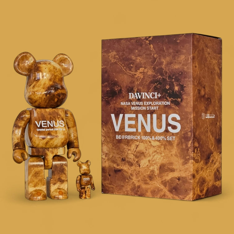 Bearbrick Venus [DAVINCI+ NASA Venus Exploration Mission Start] 100%+400% mit Verpackung