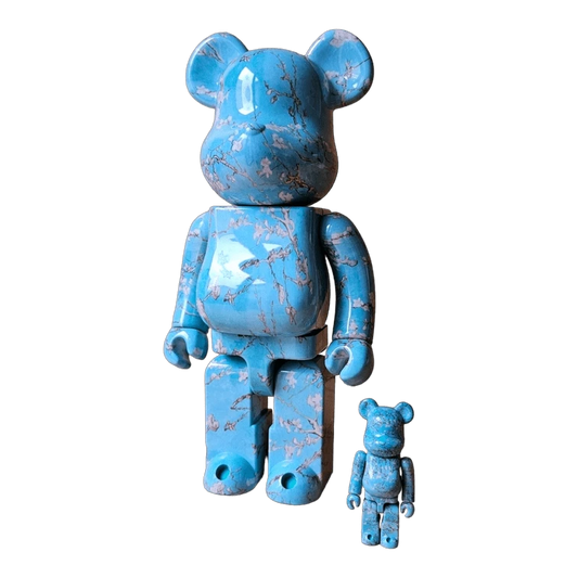 Bearbrick Vincent van Gogh Almond Blossom 100%+400% schräg