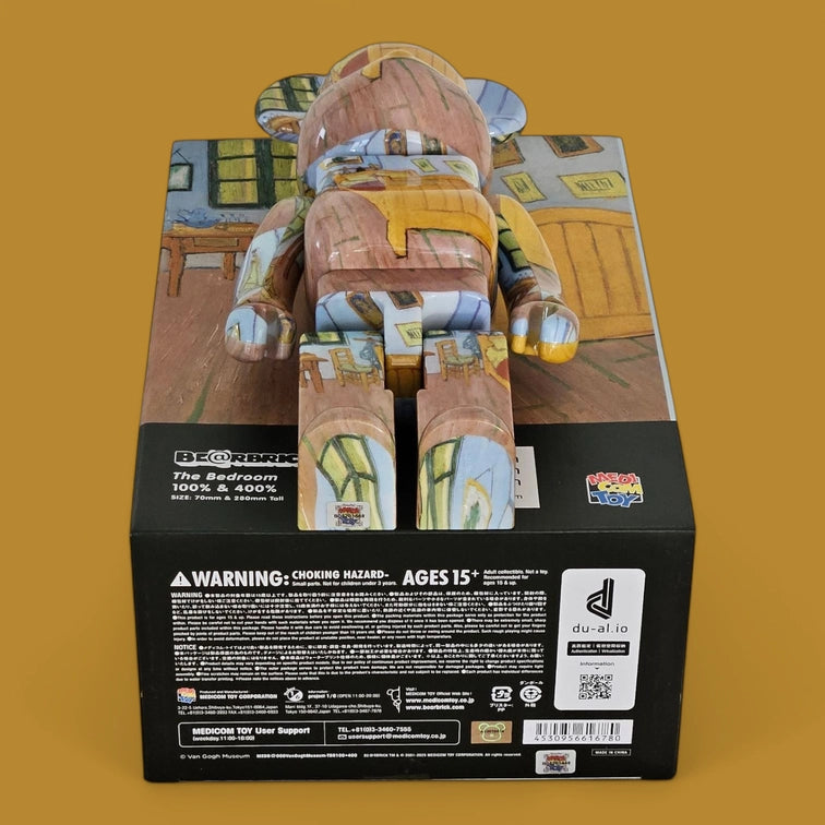 Bearbrick Vincent van Gogh The Bedroom 100%+400% Echtheitsmerkmale