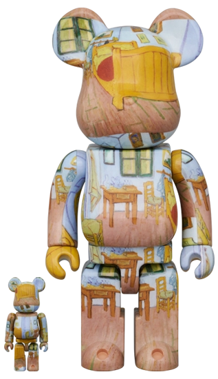 Bearbrick Vincent van Gogh The Bedroom 100%+400% Herstellerbild 1