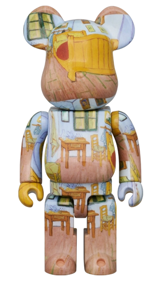 Bearbrick Vincent van Gogh The Bedroom 100%+400% Herstellerbild 3