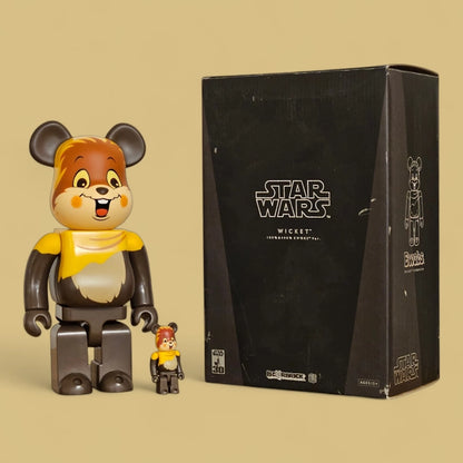 Bearbrick Wicket Ewoks Version mit Verpackung