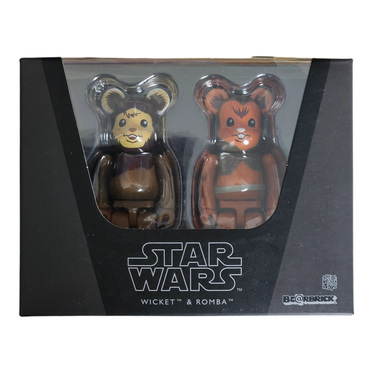 Bearbrick Wicket & Romba 2er-Set 100% in der Verpackung