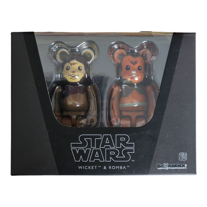 Bearbrick Wicket & Romba 2er-Set 100% in der Verpackung