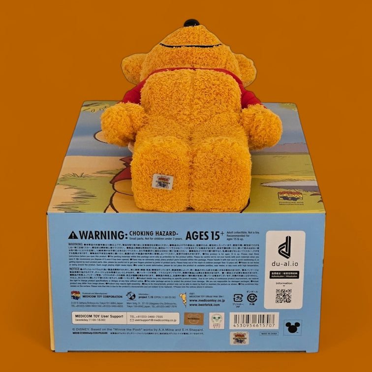 Bearbrick Winnie the Pooh Costume Version Echtheitsmerkmale