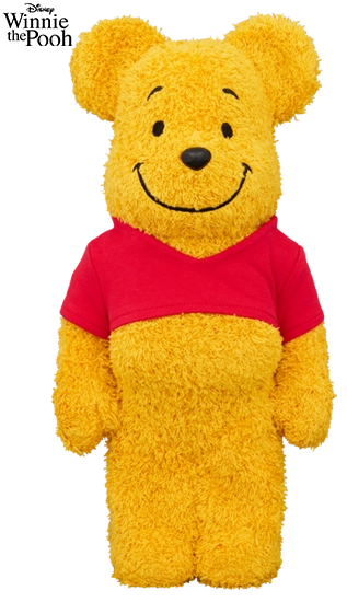 Bearbrick Winnie the Pooh Costume Version Herstellerbild 1