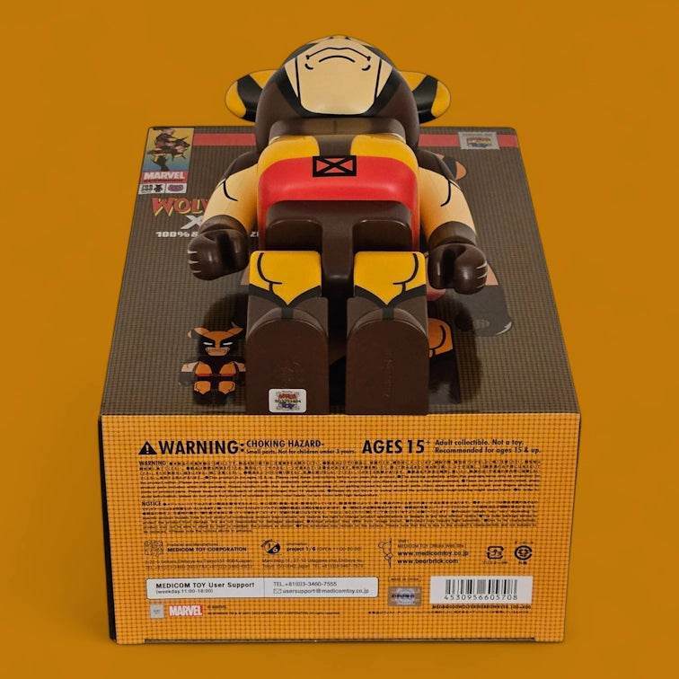 Bearbrick Wolverine Brown Version Echtheitsmerkmale