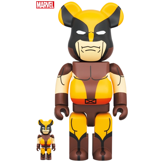 Bearbrick Wolverine Brown Version Herstellerbild 1