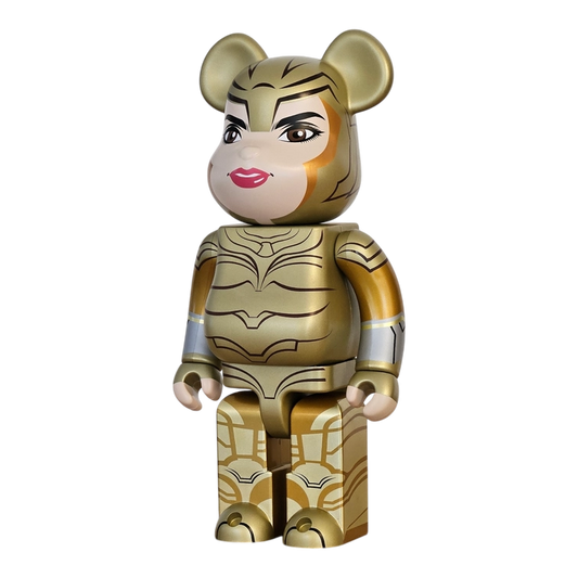 Bearbrick Wonder Woman Golden Armor Version 400% schräg