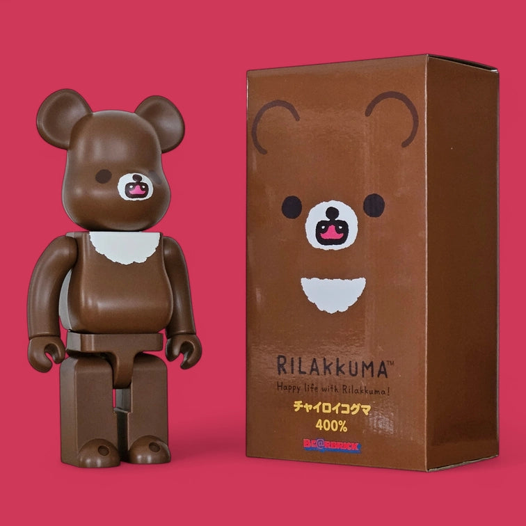 Bearbrick Yellow-bellied Bear [Rilakkuma] 400% mit Verpackung