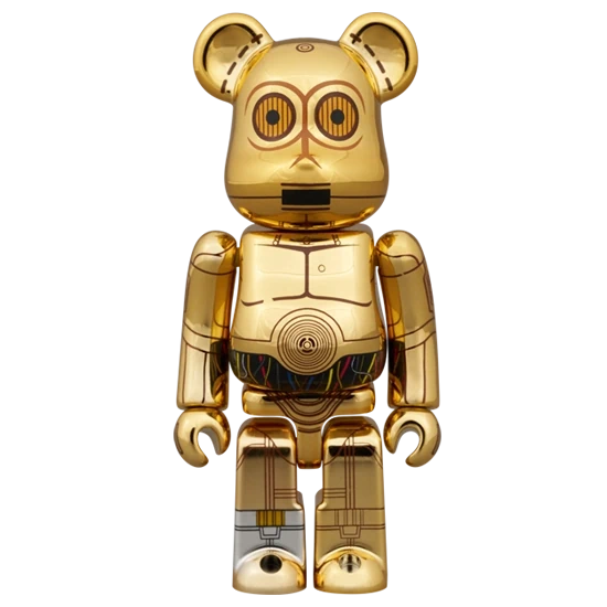 Bearbrick Chase Star Wars #1 - C-3PO Vorderseite
