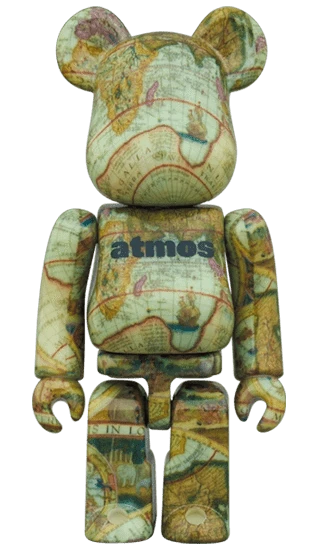 Bearbrick atmos Aged Map Herstellerbild 2